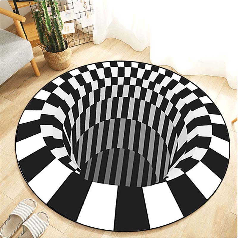 3D Optical Illusion Floor Mat – Non-Slip Decorative Area Rug