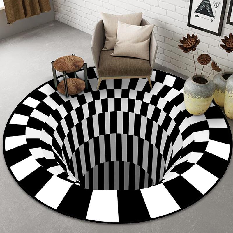 3D Optical Illusion Floor Mat – Non-Slip Decorative Area Rug