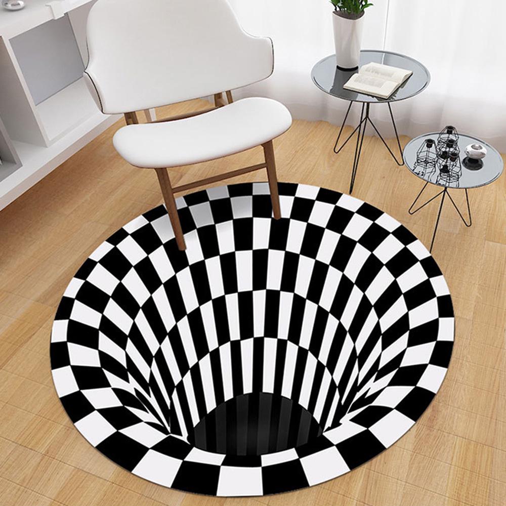 3D Optical Illusion Floor Mat – Non-Slip Decorative Area Rug